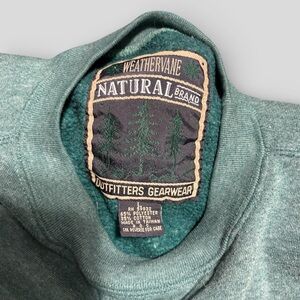 Men's Crewneck Sweater in Forest Green